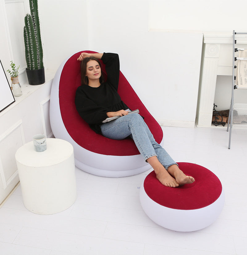 Inflatable Lazy Bean Bag Sofa | Folding Portable Lounge Chair for Home & Outdoor cjdropshipping