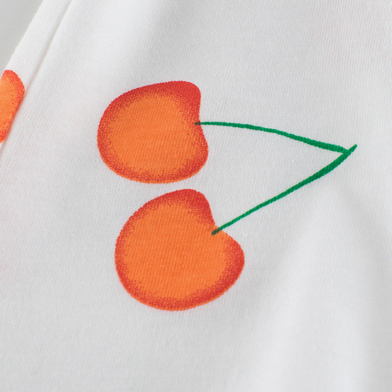 Girls’ Summer Print T-Shirt – Cute Short Sleeve Casual Top.