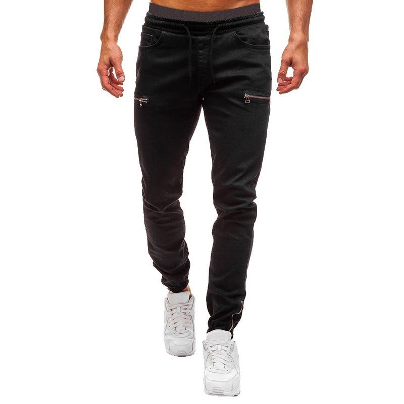White Pants for Men – Retro Party & Work Jeans/Trousers.