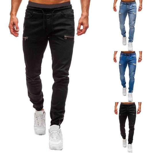 White Pants for Men – Retro Party & Work Jeans/Trousers.