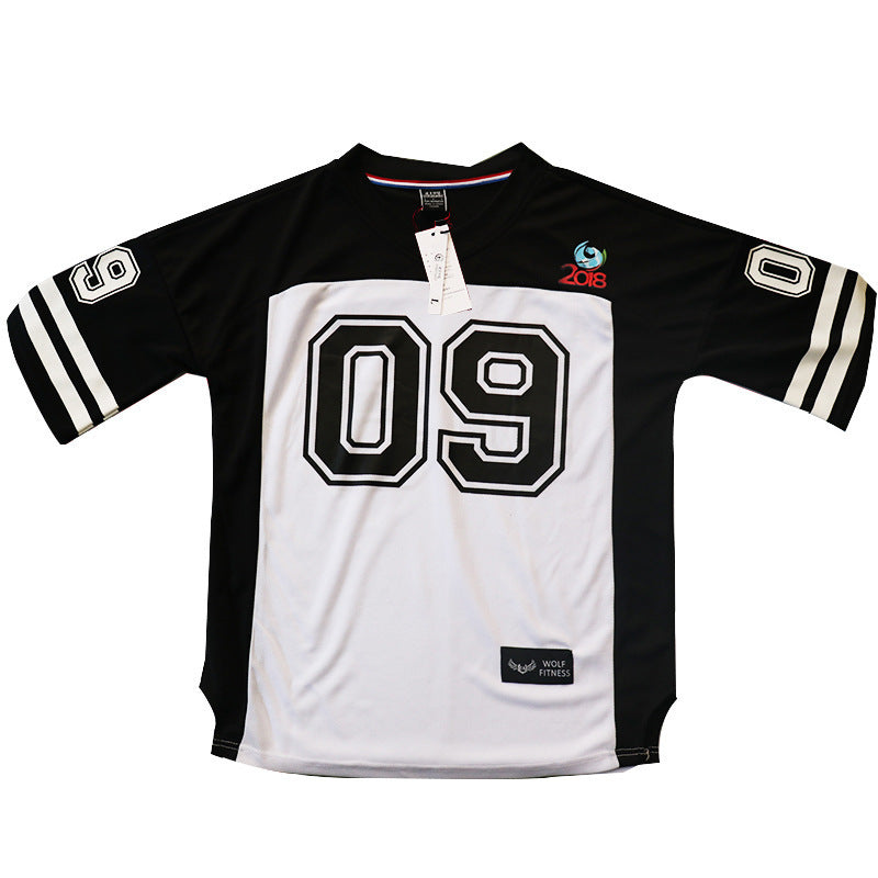 Oversized Mesh T-shirt for Men – Summer Basketball & Football Vibe in Comfortable Style.