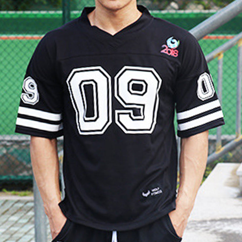 Oversized Mesh T-shirt for Men – Summer Basketball & Football Vibe in Comfortable Style.