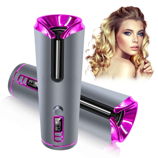 Hair Curling Iron Portable Automatic Hair Curling Iron Multifunctional Usb Charging.