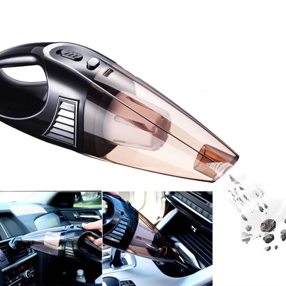 Mini Portable Vacuum Cleaner | Lightweight 100W Wet & Dry Wired Cleaner with Nozzle – Black cjdropshipping