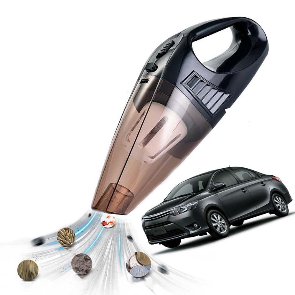 Mini Portable Vacuum Cleaner | Lightweight 100W Wet & Dry Wired Cleaner with Nozzle – Black cjdropshipping