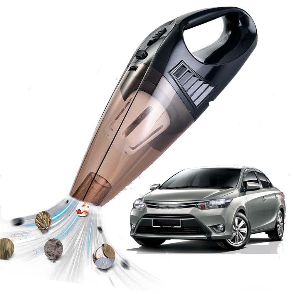 Mini Portable Vacuum Cleaner | Lightweight 100W Wet & Dry Wired Cleaner with Nozzle – Black cjdropshipping
