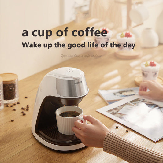 Fully Automatic Mini Coffee Maker | Portable Home & Office Small American Coffee Machine cjdropshipping