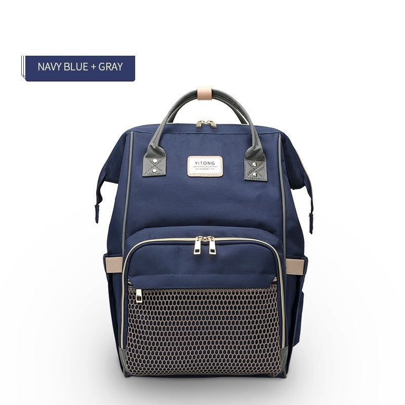 Fashion Mummy Maternity Nappy Bag – Stylish Large-Capacity Diaper Backpack for Moms cjdropshipping
