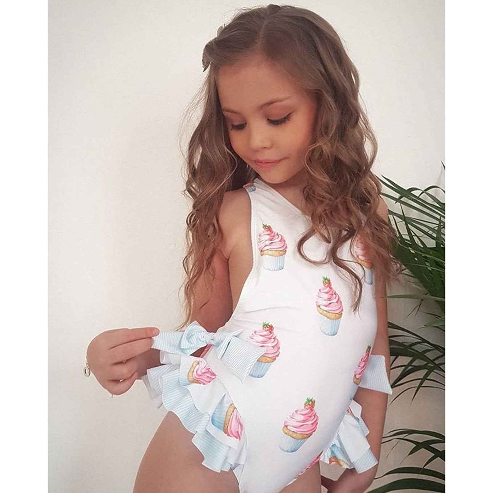 Printed Girls Sundress – Kids Summer Sleeveless Dress for Casual & Party Wear.