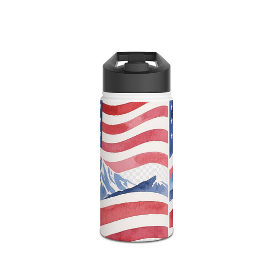 Stainless Steel Water Bottle, Standard Lid.
