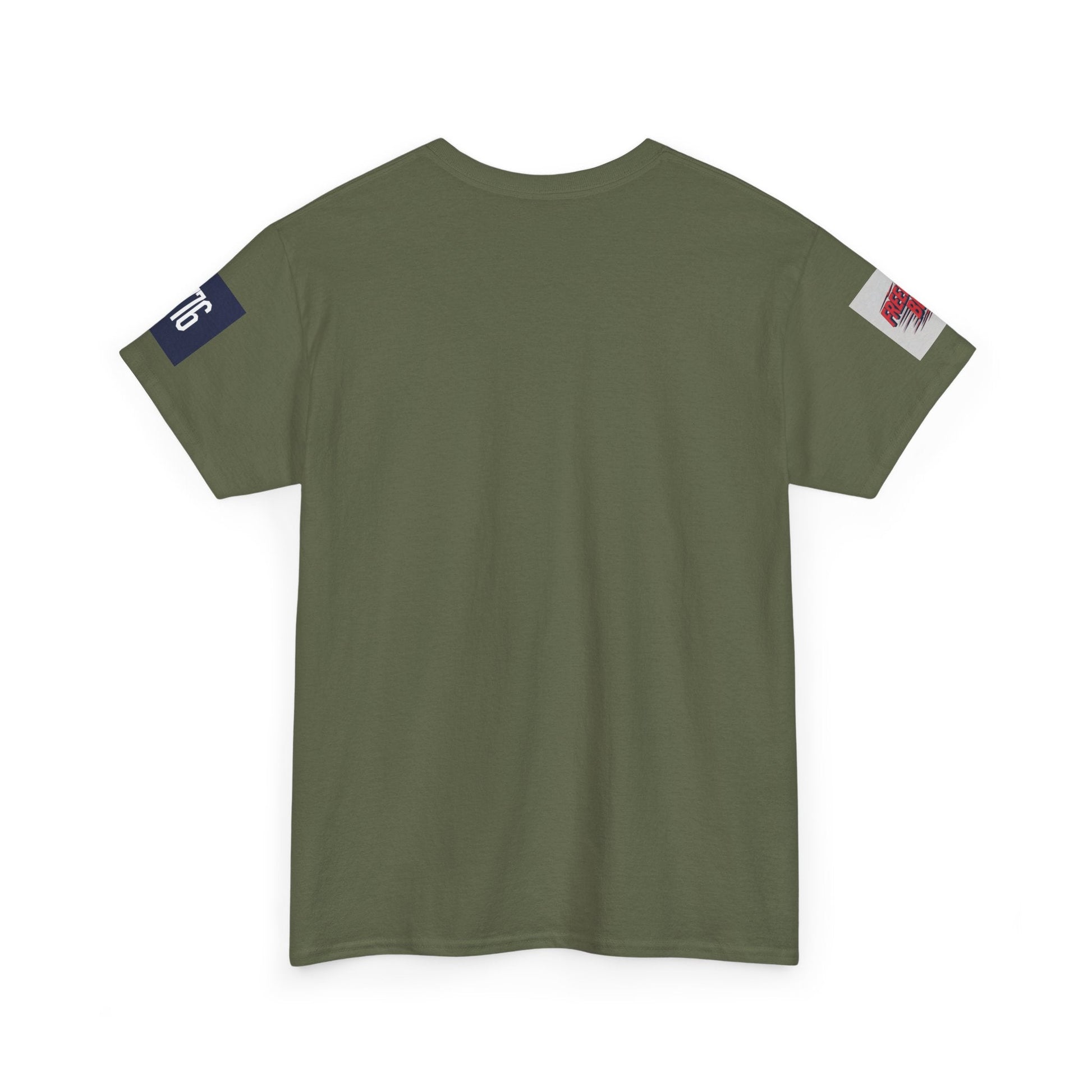 Patriotic Unisex Tee - Born Free Live Loud American Pride Shirt Printify