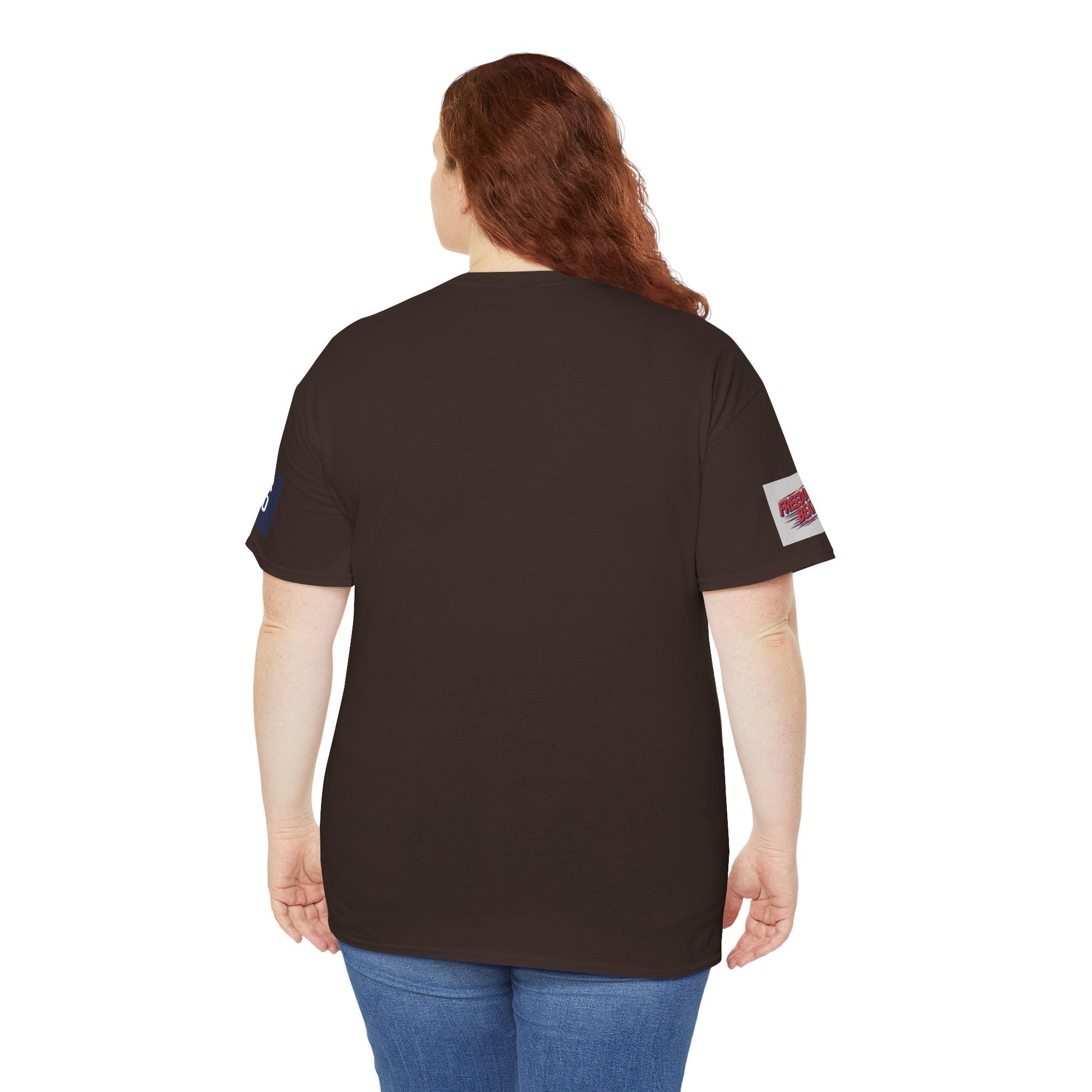 Patriotic Unisex Tee - Born Free Live Loud American Pride Shirt Printify