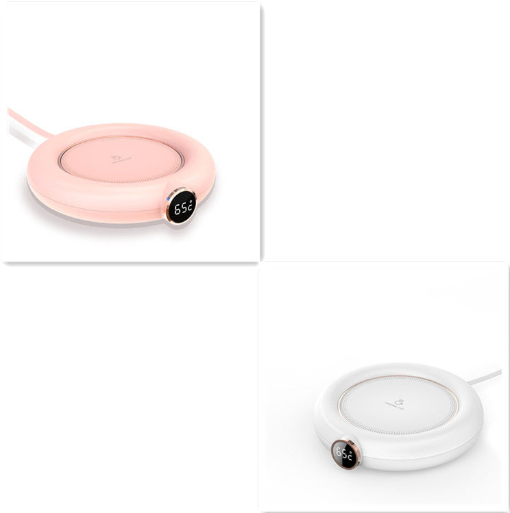 USB Cup Warmer Pad | Adjustable Electric Mug Heater for Home & Office with LED Display cjdropshipping