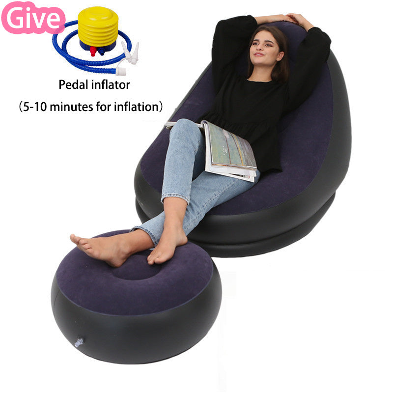 Inflatable Lazy Bean Bag Sofa | Folding Portable Lounge Chair for Home & Outdoor cjdropshipping