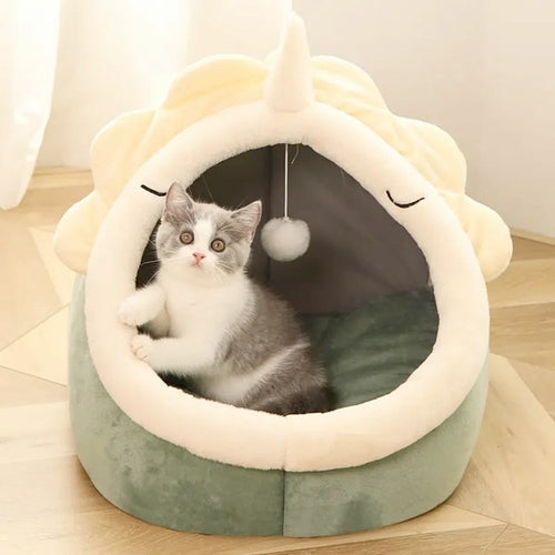 Adorable Dinosaur Pet House with Toy – Cozy Bed for Cats & Small Dogs Bright Starz Store