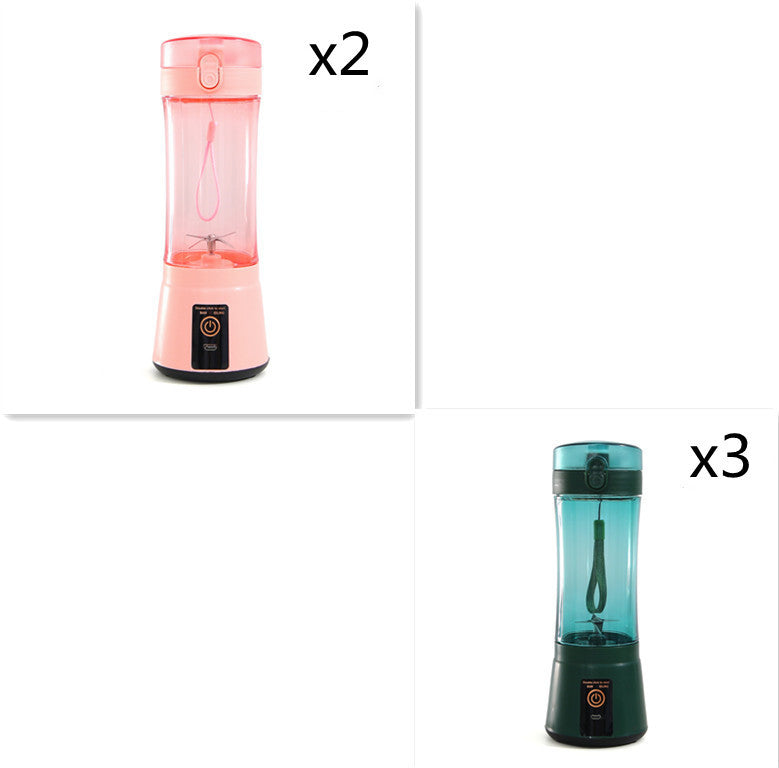 Portable Electric Fruit Juicer – USB Rechargeable Mini Smoothie Blender for Summer Drinks.