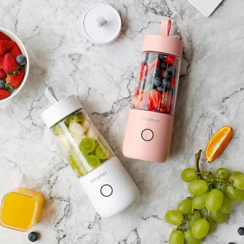 350ml Portable USB Blender | Electric Rechargeable Smoothie & Juice Mixer Bottle - Bright Starz Store