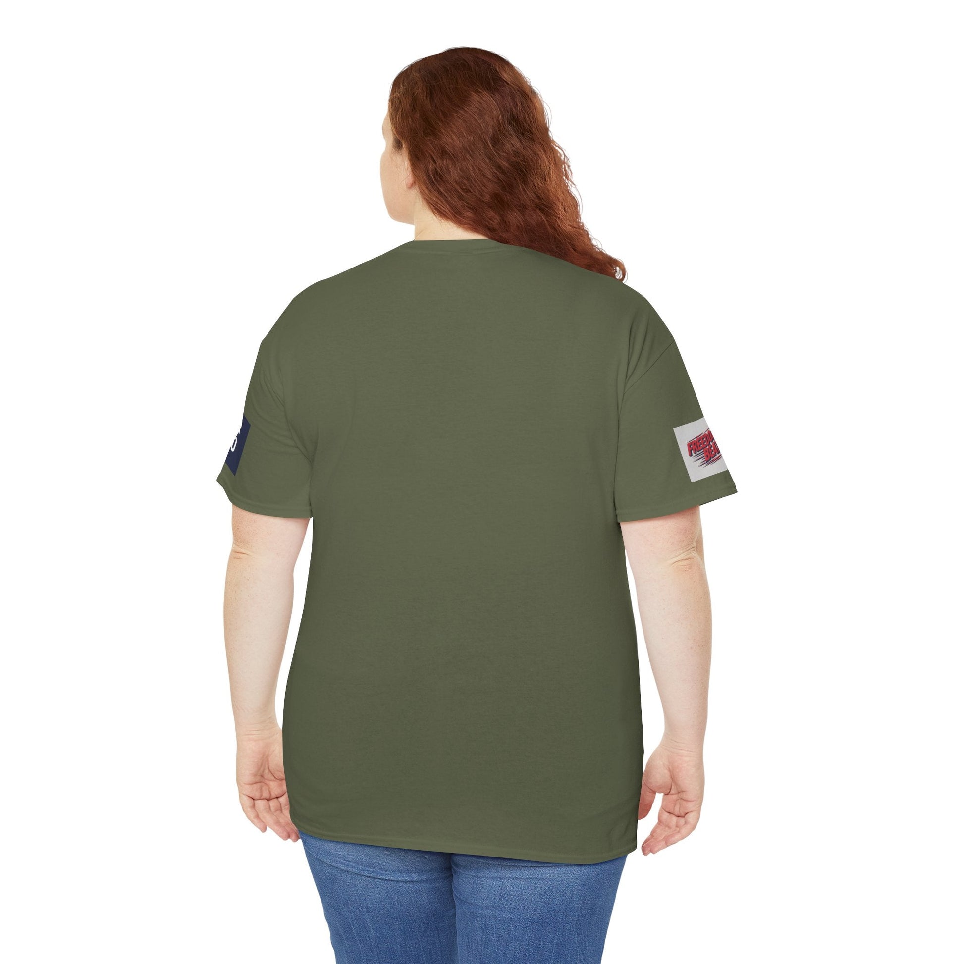 Patriotic Unisex Tee - Born Free Live Loud American Pride Shirt Printify