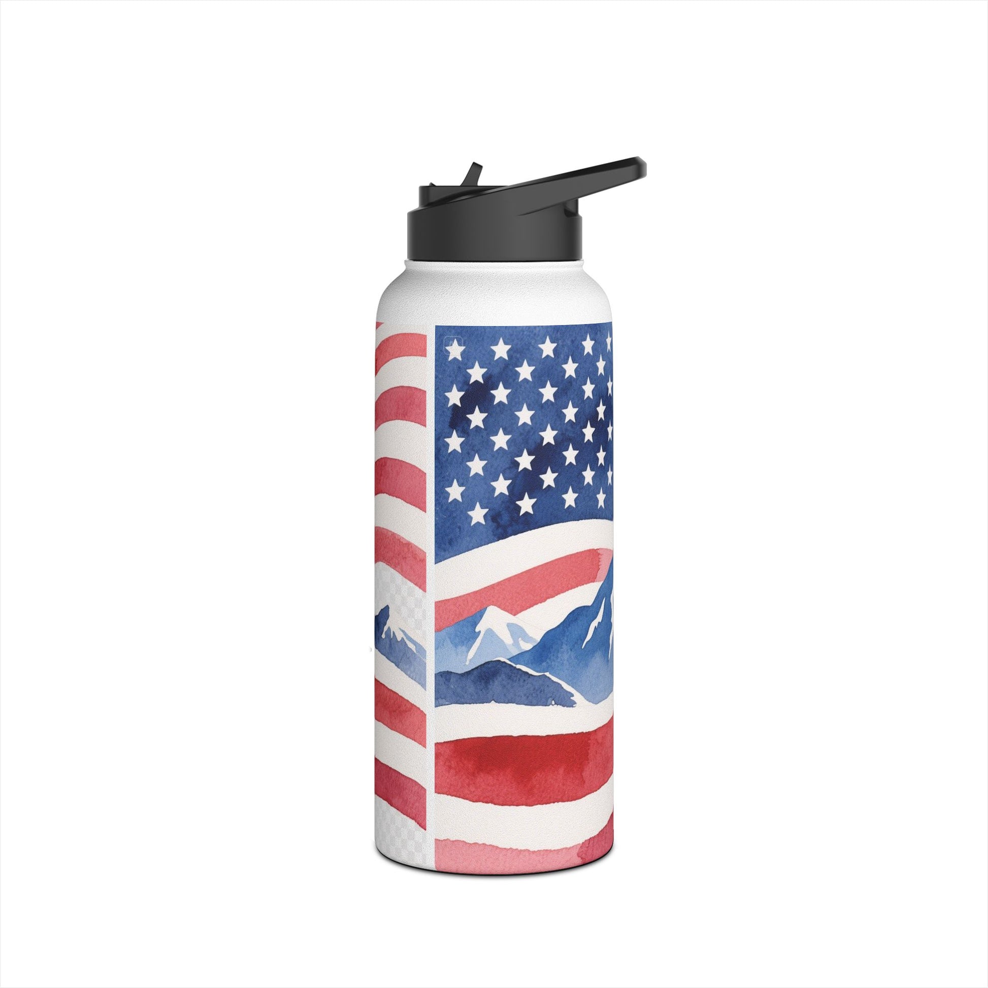 Stainless Steel Water Bottle, Standard Lid.