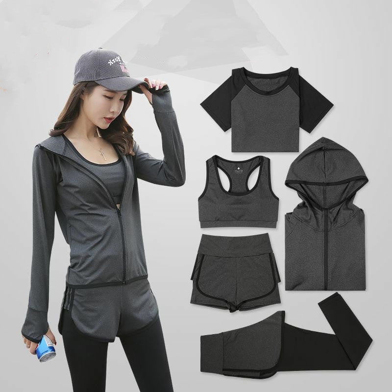 Women’s Yoga Clothing Sports Suit – Slim-Fit Leggings & Matching Workout Top.