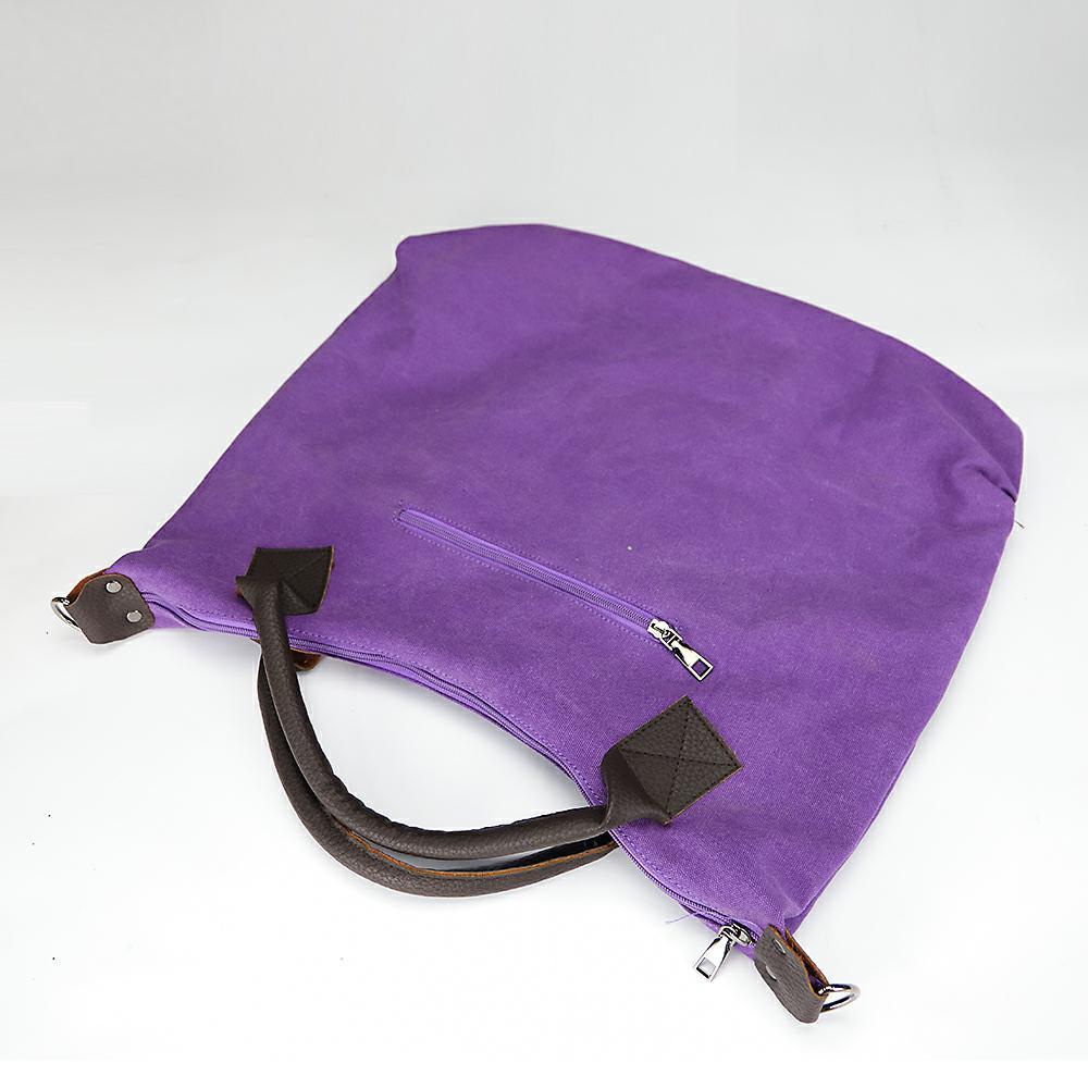 Women’s Minimalist Retro Canvas Bag – Vintage Shoulder & Crossbody Handbag.