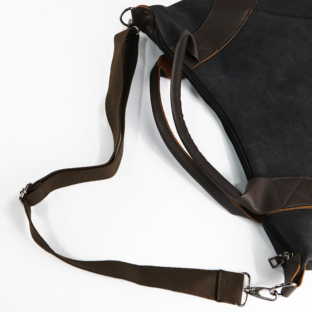 Women’s Minimalist Retro Canvas Bag – Vintage Shoulder & Crossbody Handbag.