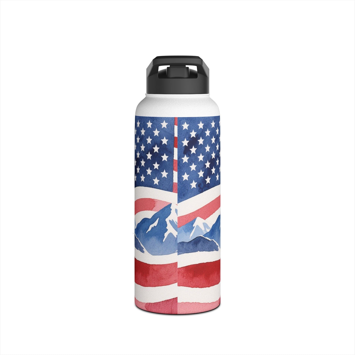 Stainless Steel Water Bottle, Standard Lid.