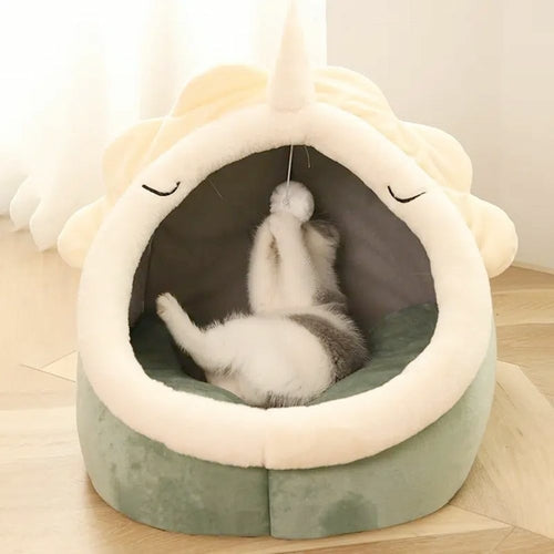 Adorable Dinosaur Pet House with Toy – Cozy Bed for Cats & Small Dogs Bright Starz Store