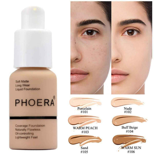 Oil Control Matte Concealer & Foundation Cream – Natural Finish Makeup.