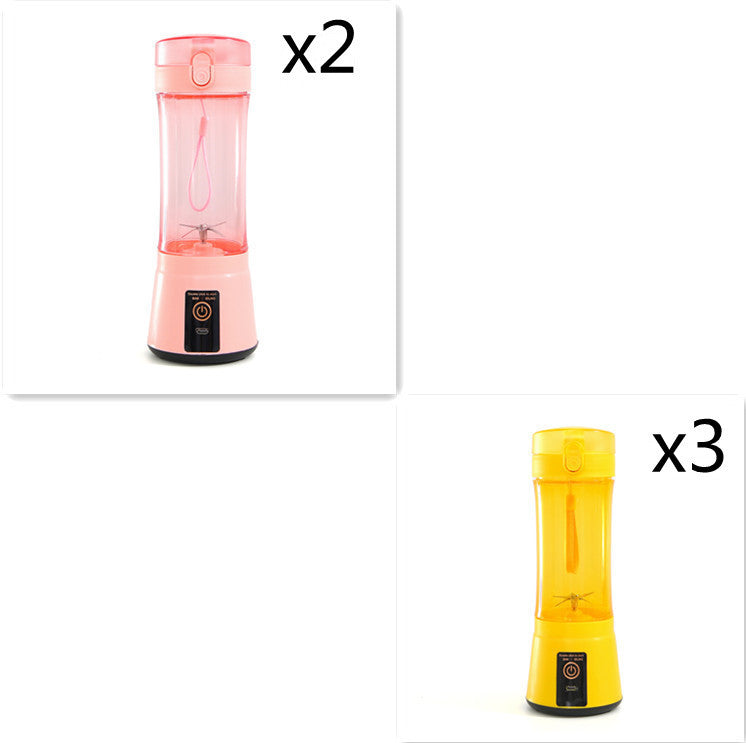 Portable Electric Fruit Juicer – USB Rechargeable Mini Smoothie Blender for Summer Drinks.