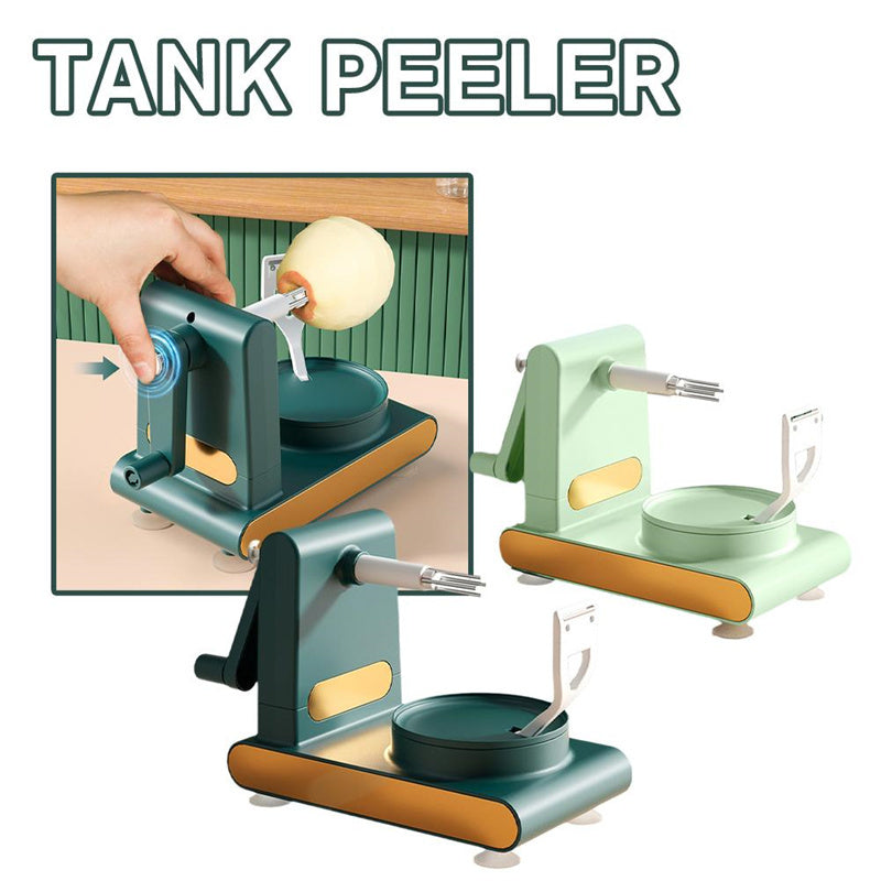 Hand-Cranked Multifunctional Peeler Machine | Vegetable & Fruit Cutter, Slicer & Corer Tool cjdropshipping