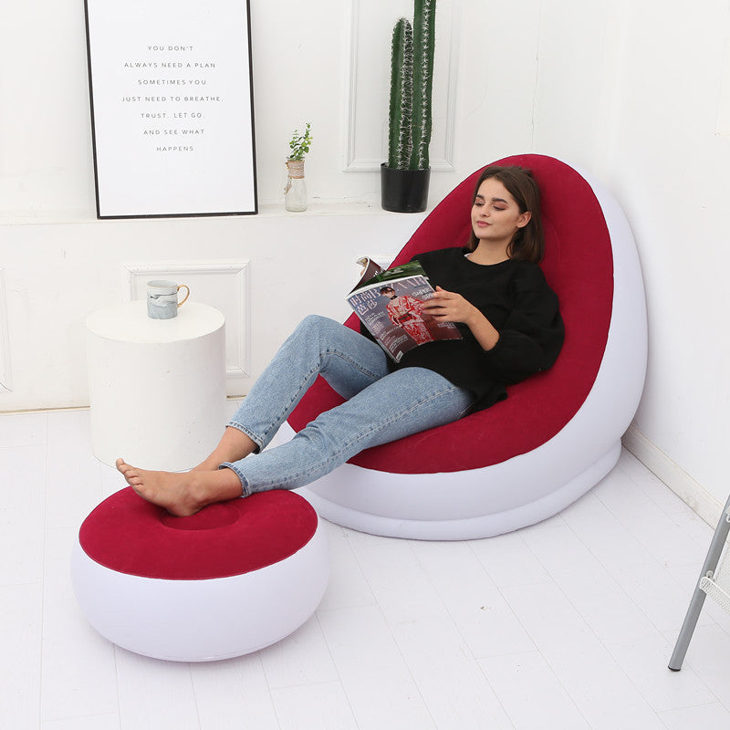 Inflatable Lazy Bean Bag Sofa | Folding Portable Lounge Chair for Home & Outdoor cjdropshipping