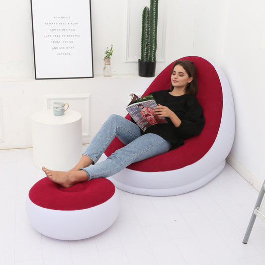 Inflatable Lazy Bean Bag Sofa | Folding Portable Lounge Chair for Home & Outdoor cjdropshipping