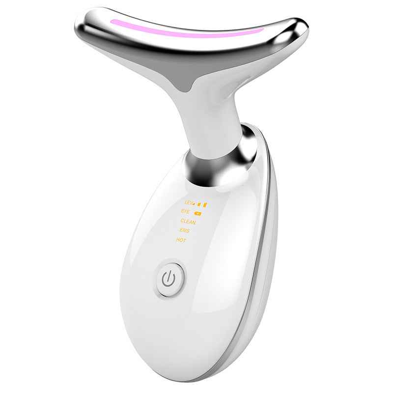 EMS Thermal Neck Lifting And Tighten Massager Electric Microcurrent Wrinkle Remover.