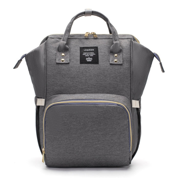 Fashion Mummy Maternity Nappy Bag – Stylish Large-Capacity Diaper Backpack for Moms.