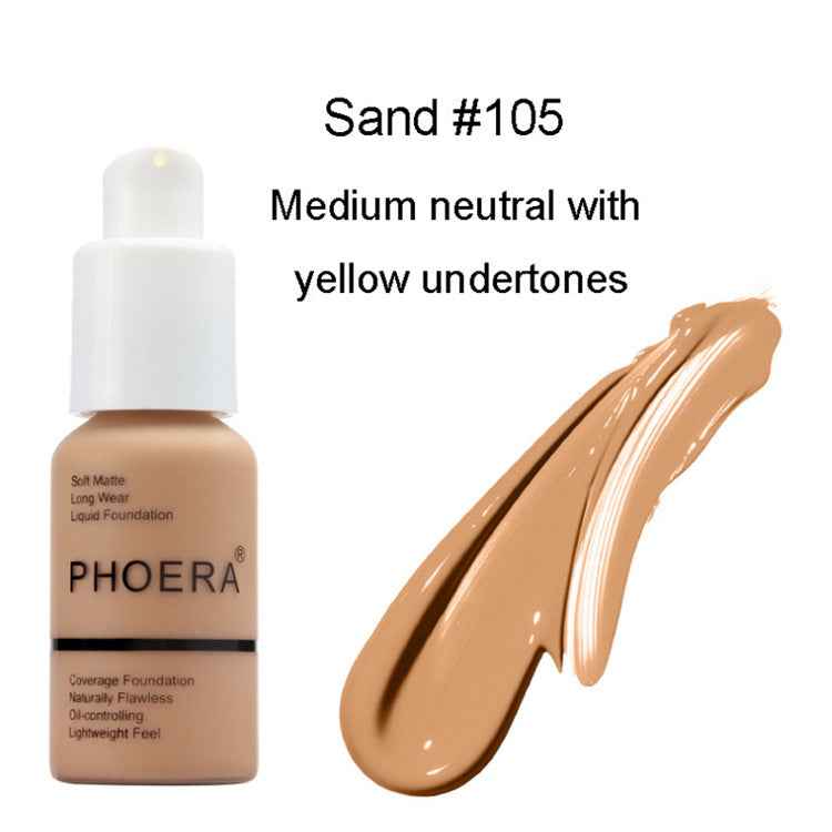 Oil Control Matte Concealer & Foundation Cream – Natural Finish Makeup.