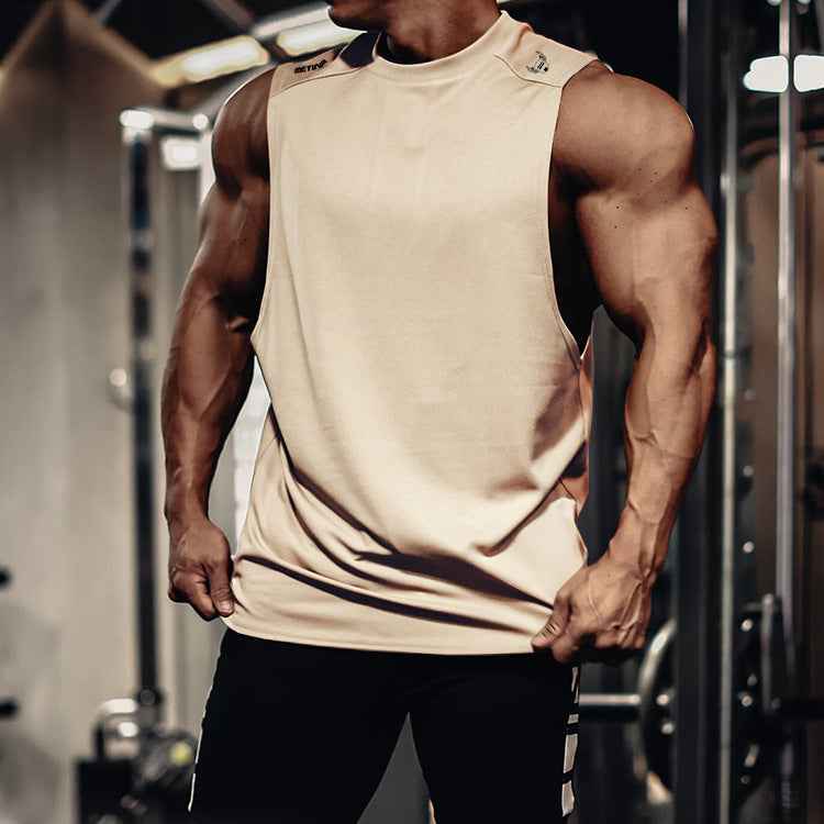 Men’s Quick-Dry Sleeveless Mesh Tank Top – Loose Fit Summer Sports Undershirt.
