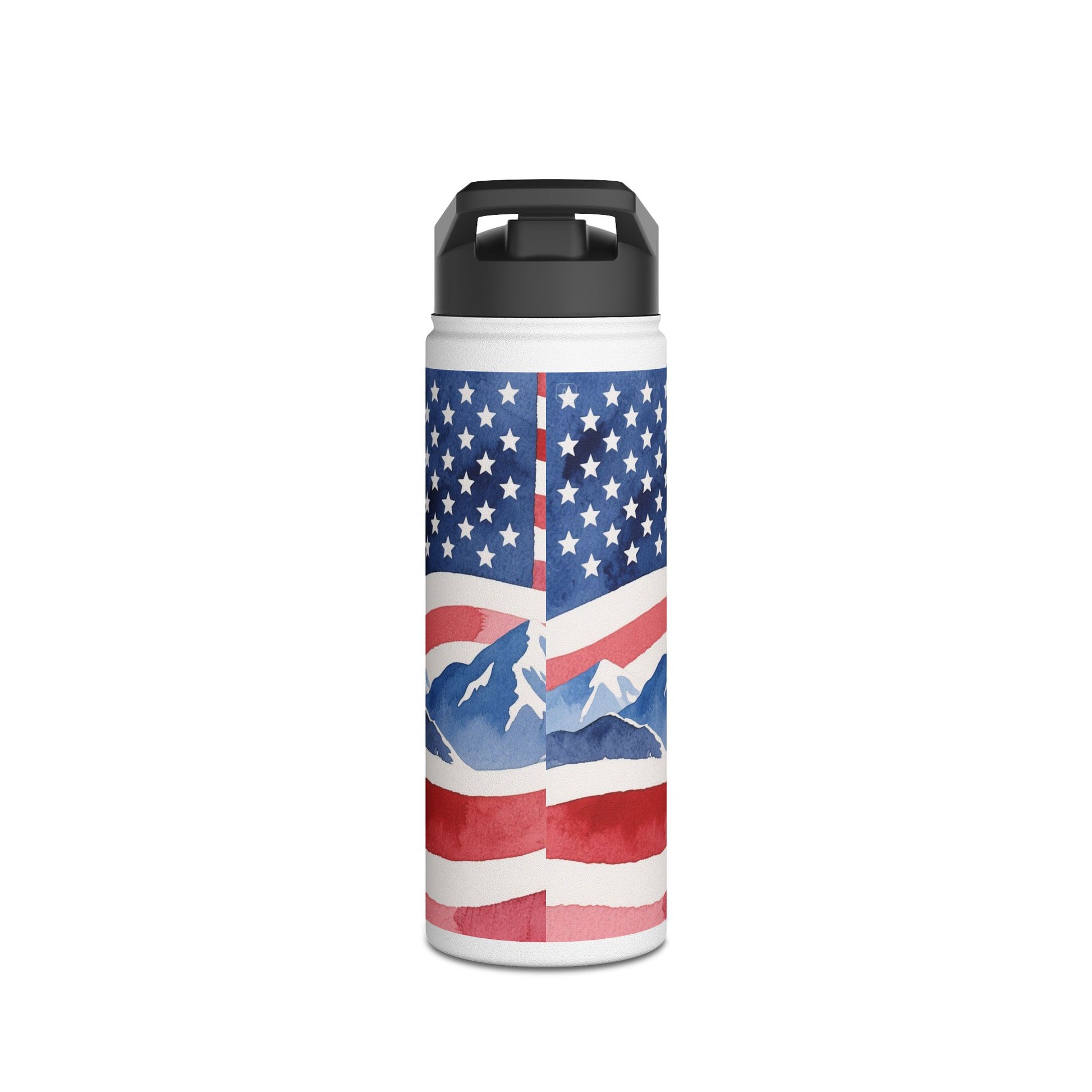 Stainless Steel Water Bottle, Standard Lid.