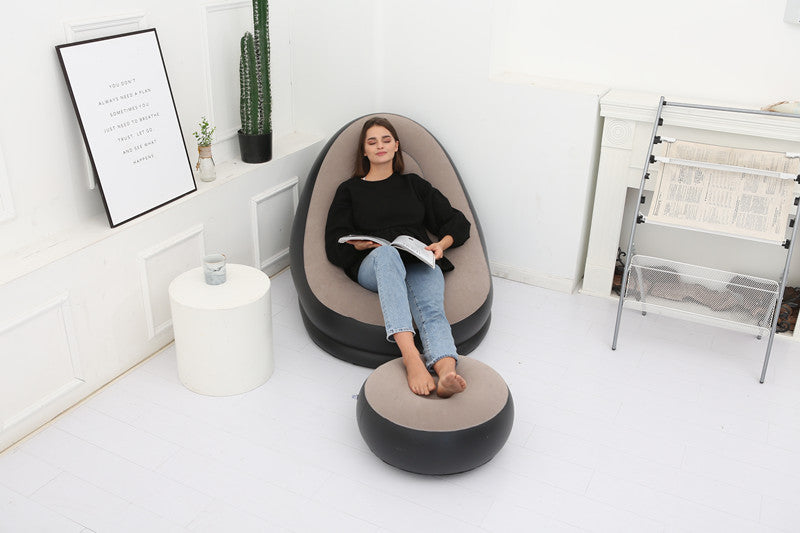 Inflatable Lazy Bean Bag Sofa | Folding Portable Lounge Chair for Home & Outdoor cjdropshipping
