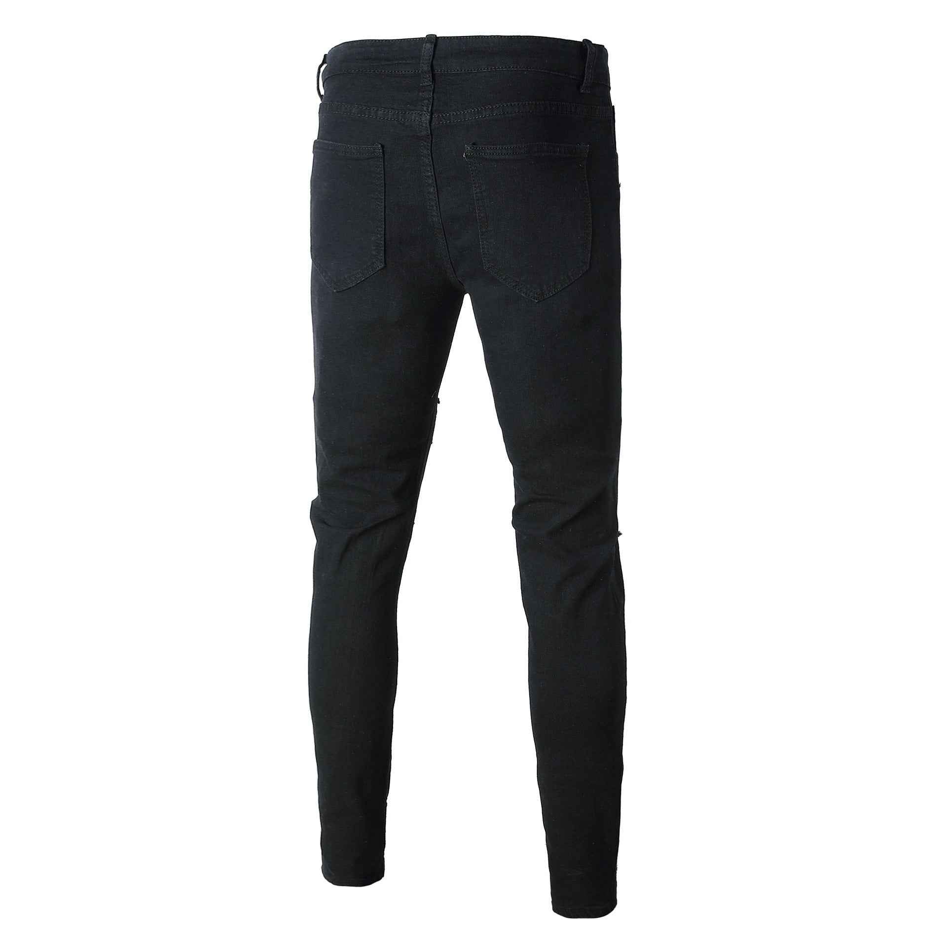 Slim Fit Slim Straight Motorcycle Pants – Men’s Biker Style Casual Trousers.