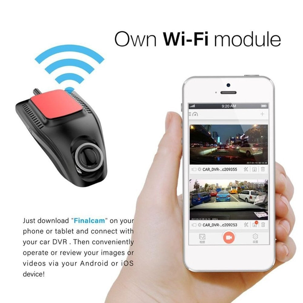 Small Eye Dash Cam | Full HD Car DVR Recorder Camera with WiFi - Bright Starz Store