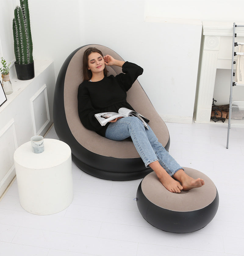 Inflatable Lazy Bean Bag Sofa | Folding Portable Lounge Chair for Home & Outdoor cjdropshipping