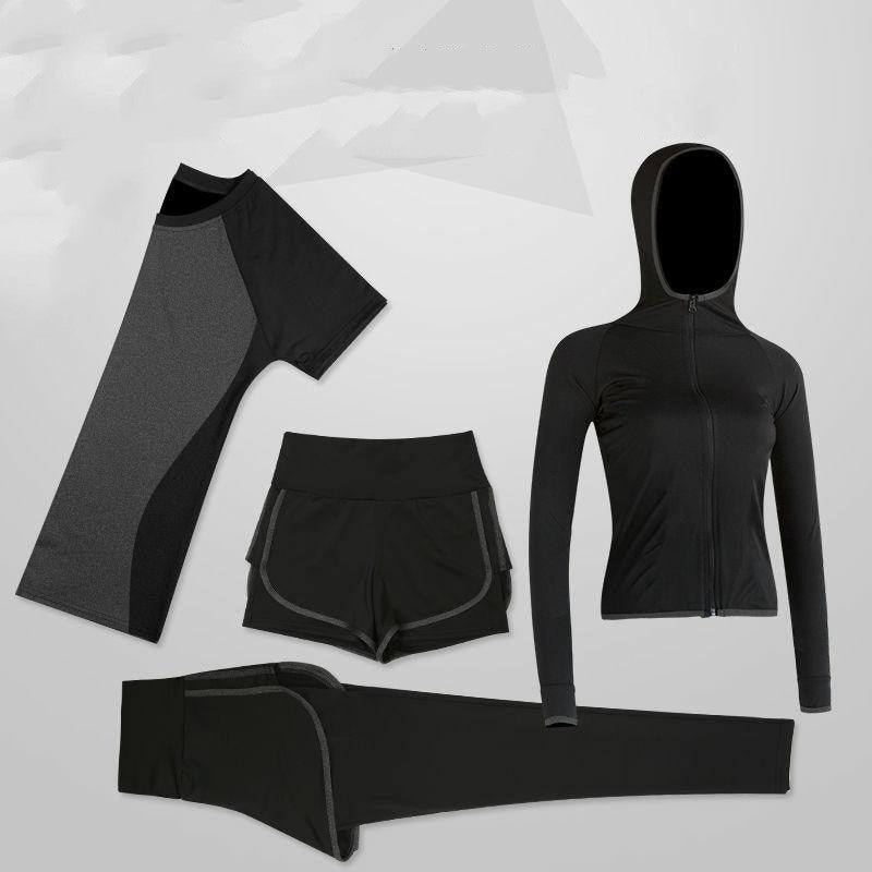 Women’s Yoga Clothing Sports Suit – Slim-Fit Leggings & Matching Workout Top.