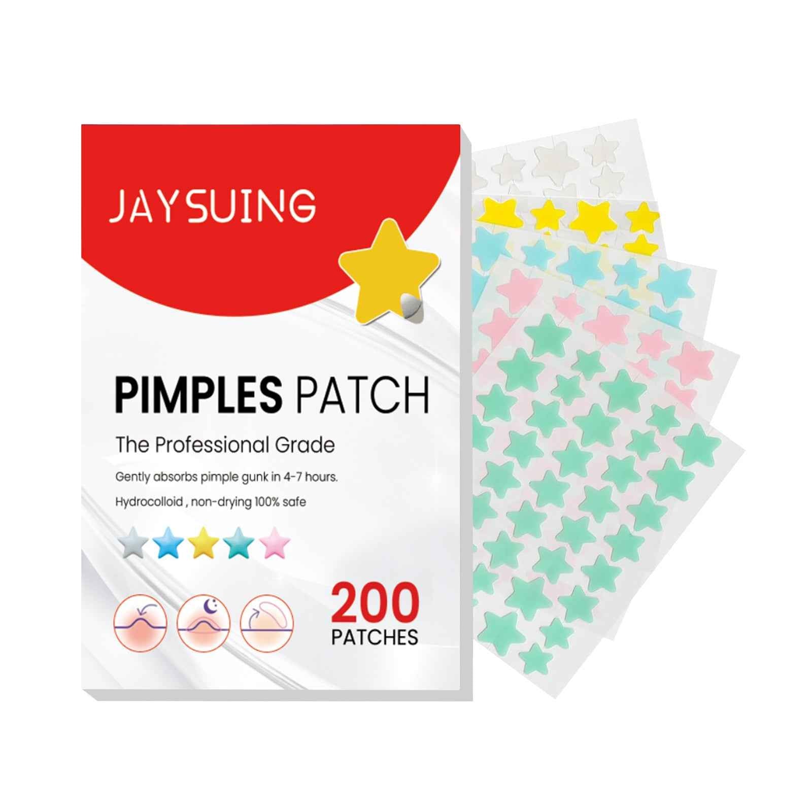 Pimple Patches,Pimple Patches For Face, Hydrocolloid Acne Patches, Cute Star Stickers Hydrocolloid Acne Pimple Patch For Covering Zits And Blemishes.