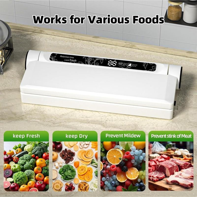 Vacuum Sealing Machine | Automatic Food Preservation Vacuum Sealer for Fresh Storage - Bright Starz Store