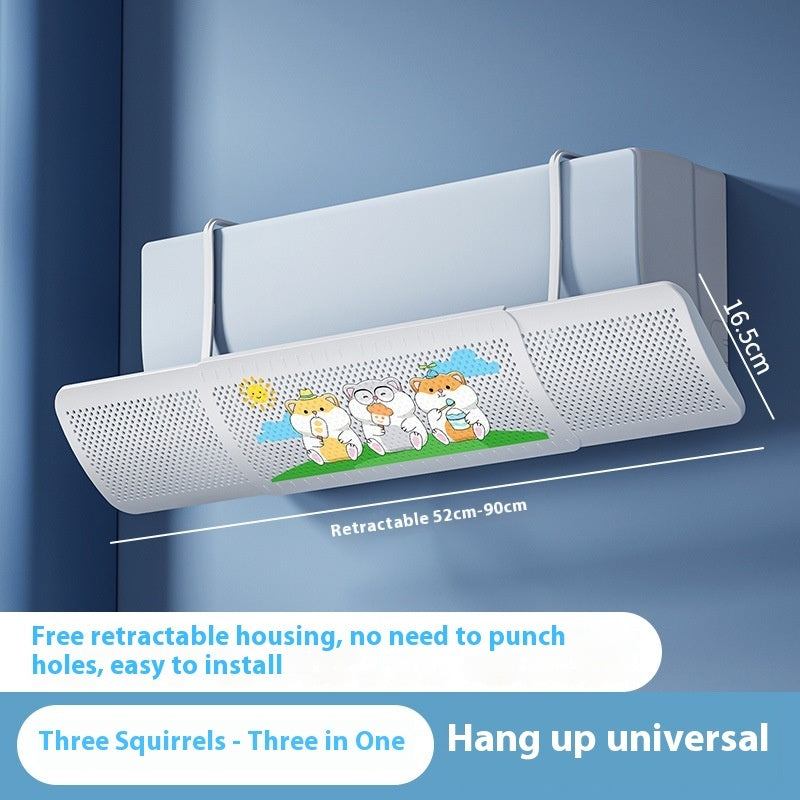 Air Conditioner Wind Shield | Anti-Direct Blowing Universal Wall-Mounted Air Deflector - Bright Starz Store