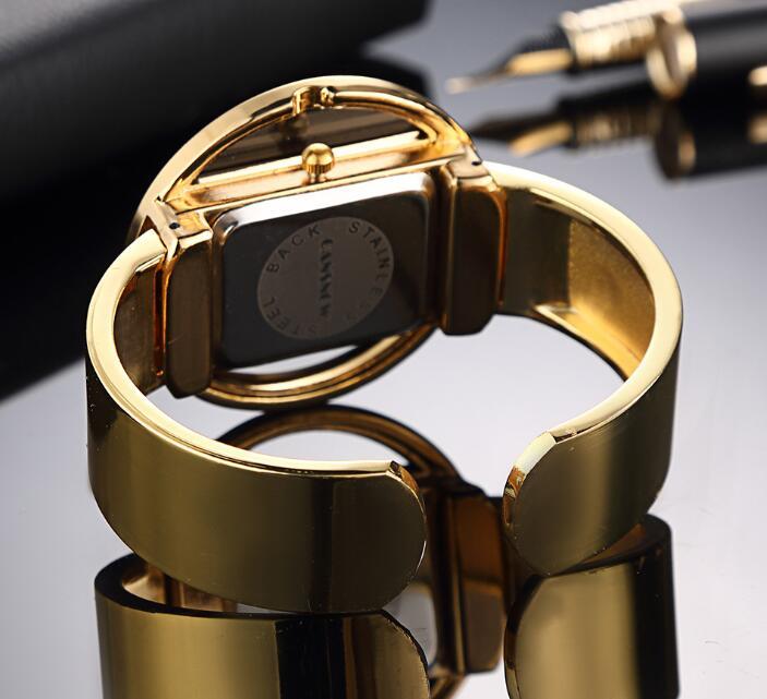 Luxury Women’s Bracelet Watch | Gold & Silver Dial Elegant Quartz Dress Watch - Bright Starz Store