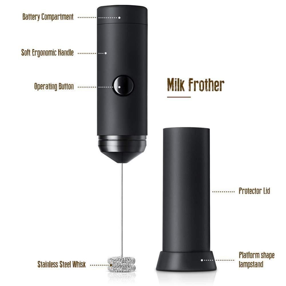 Electric Milk Frother & Egg Foam Coffee Maker | Kitchen Tools for Barista Drinks - Bright Starz Store