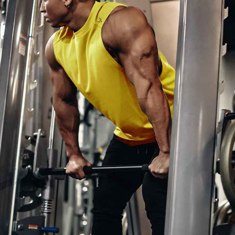 Men’s Quick-Dry Sleeveless Mesh Tank Top – Loose Fit Summer Sports Undershirt.