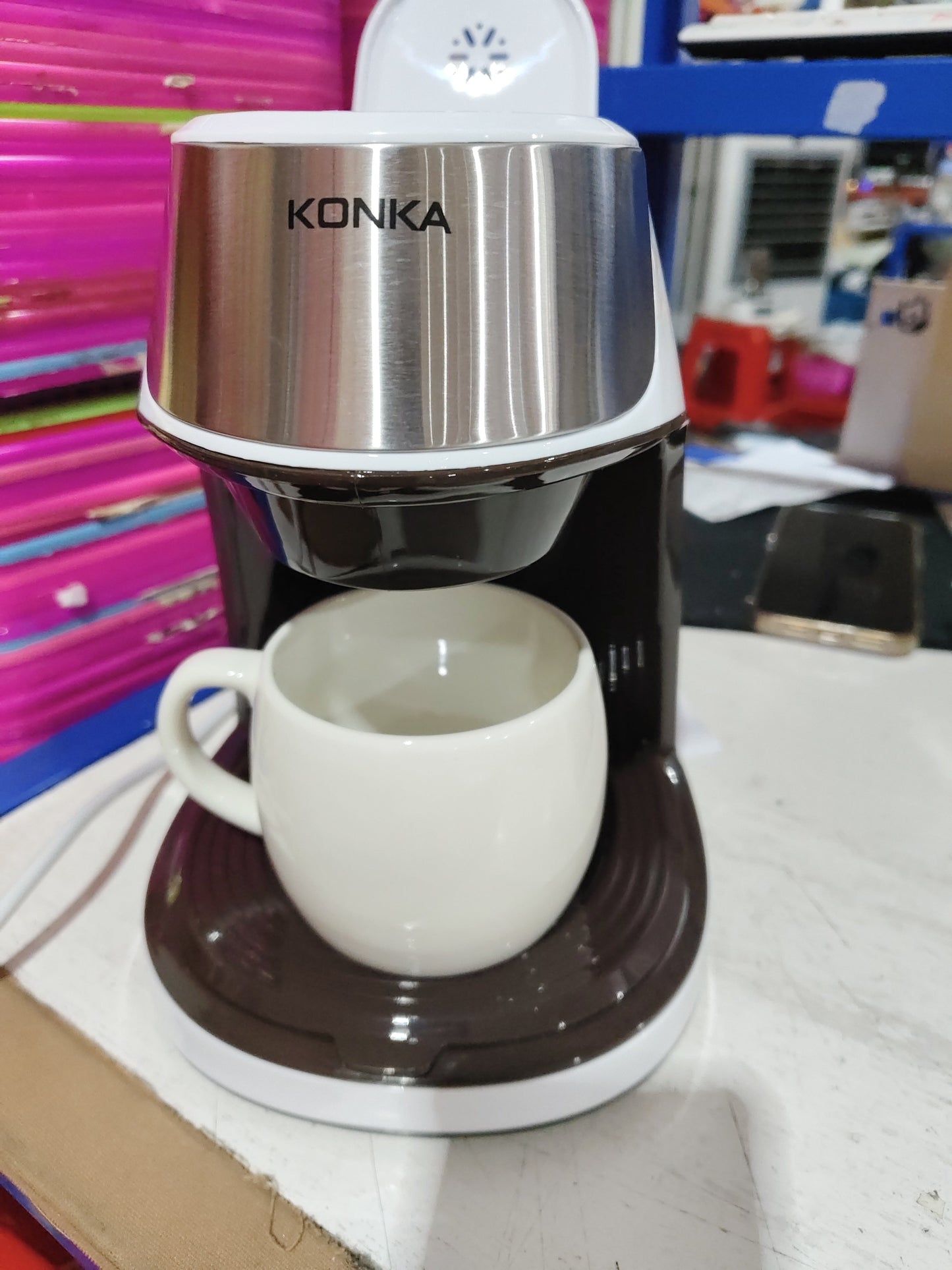 Fully Automatic Mini Coffee Maker | Portable Home & Office Small American Coffee Machine cjdropshipping